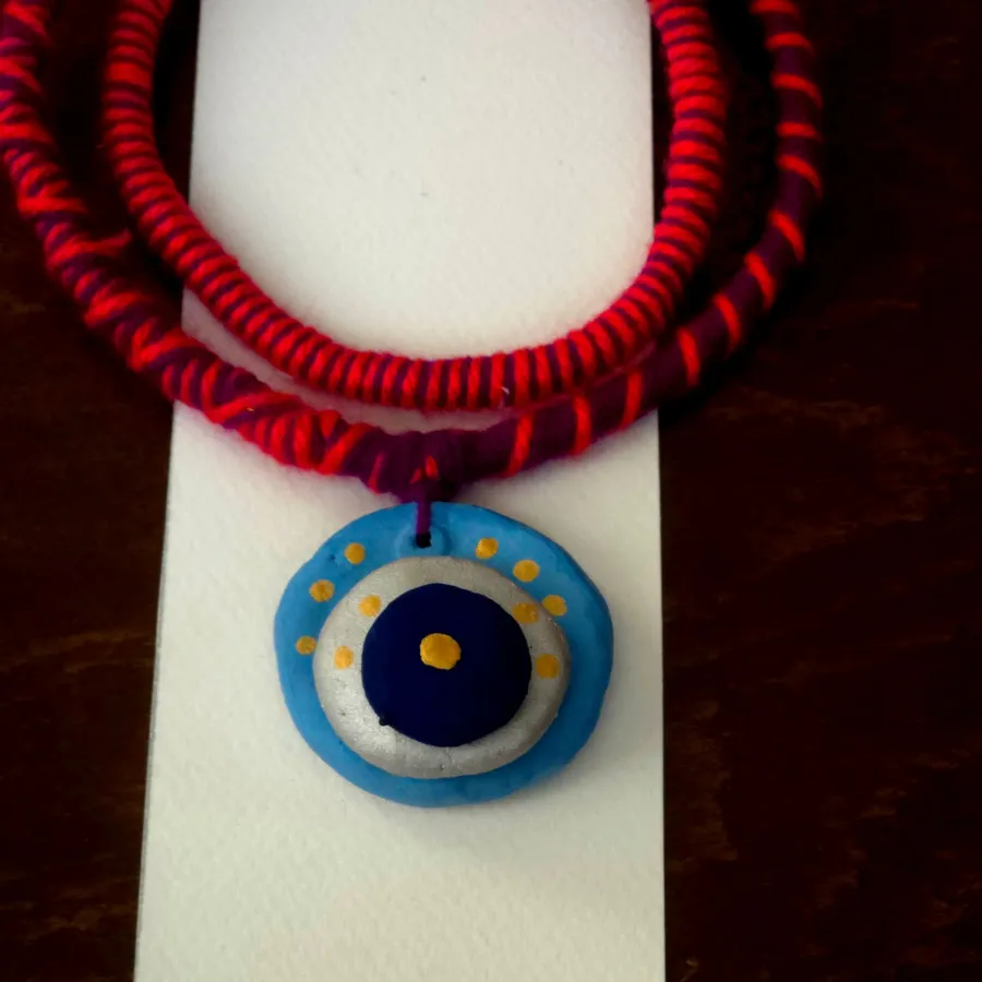 گردنبند دوبل چشم نظر