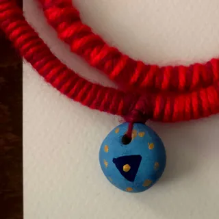 گردنبند دوبل مثلث چشم