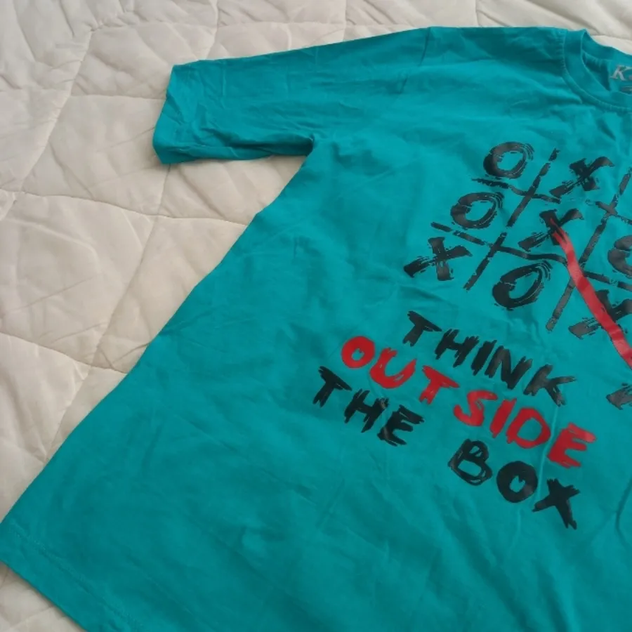 تیشرت سبزآبی