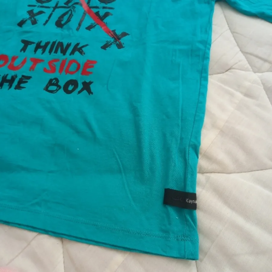 تیشرت سبزآبی