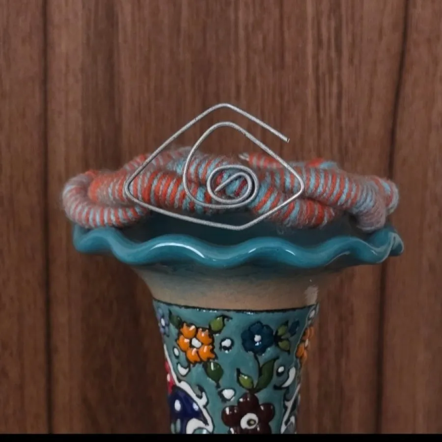 دستبند بنگل طرح چشم زمین