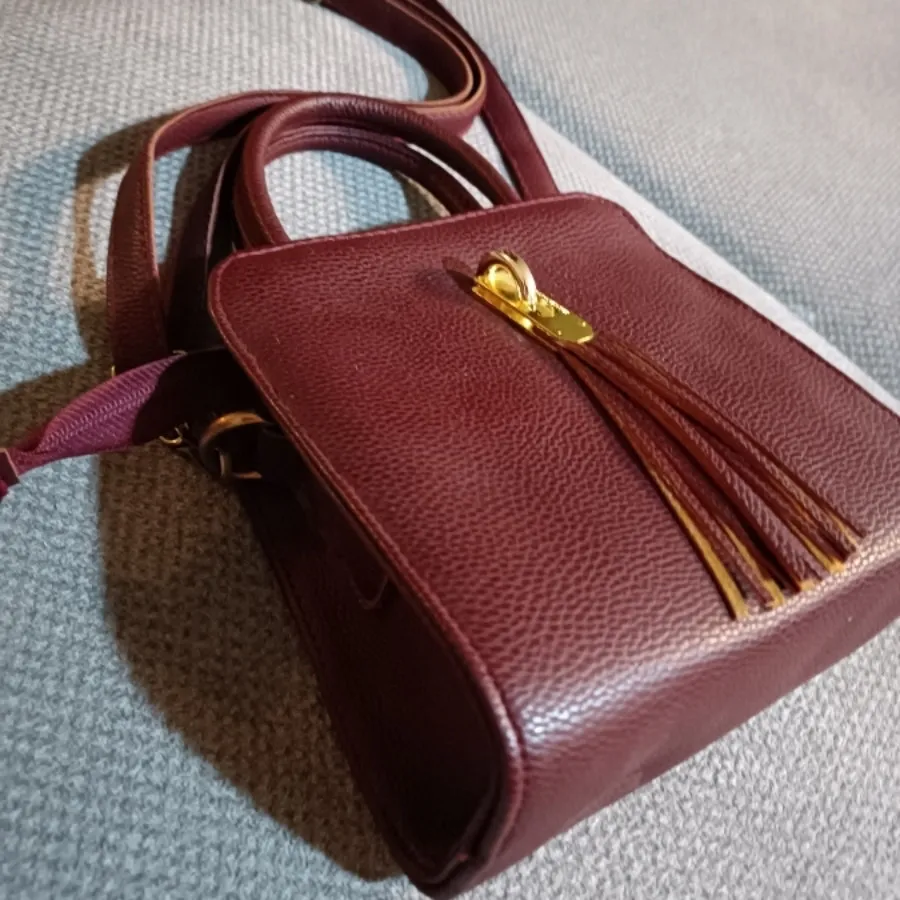 کیف مینیمال زرشکی