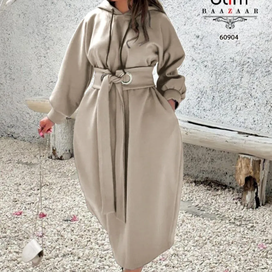 مانتو هودی کمر پانچی