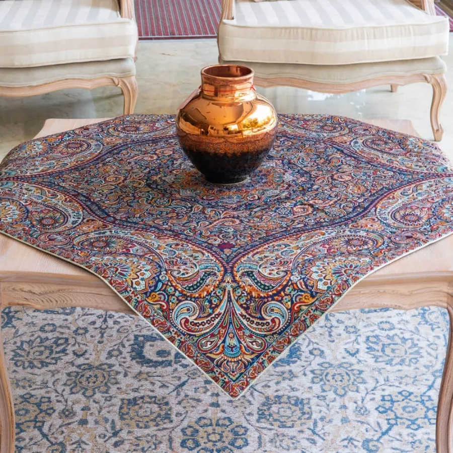 رومیزی ترمه حسینی یزد