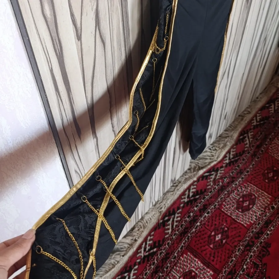 شلوار بغل زنجیر و گیپور