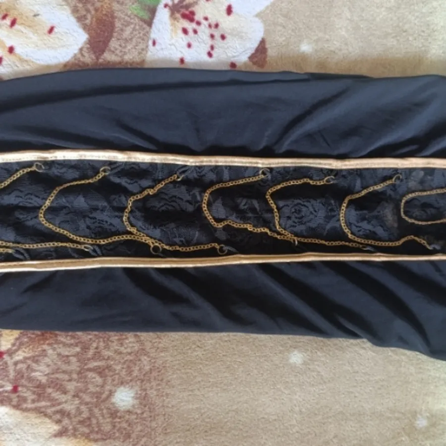 شلوار بغل زنجیر و گیپور