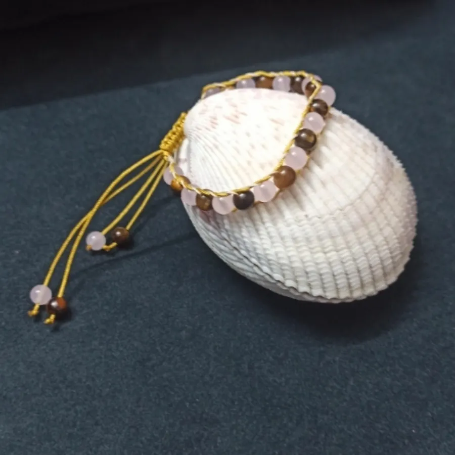 دستبند بافت و سنگ