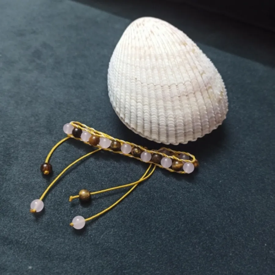 دستبند بافت و سنگ