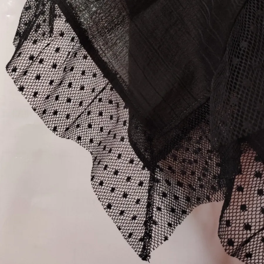 روسری مزونی نخی تور دار