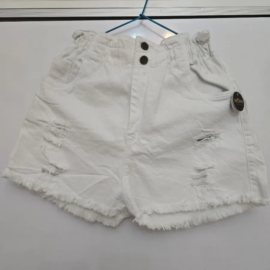 شلوارک لی سفید