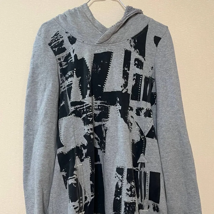 هودی بلند خاکستری