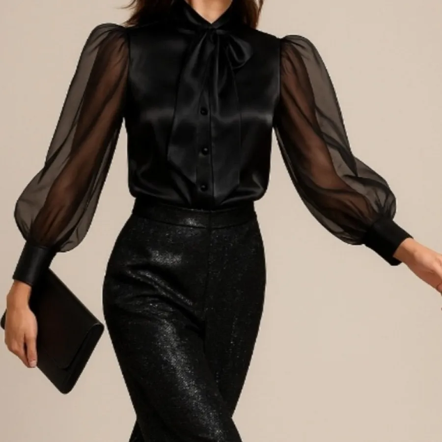 شومیز مجلسی مشکی