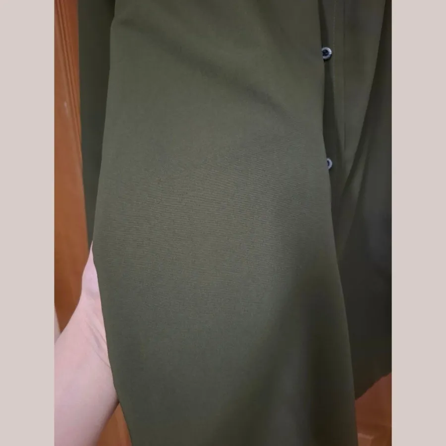 شومیز کرپ سبز