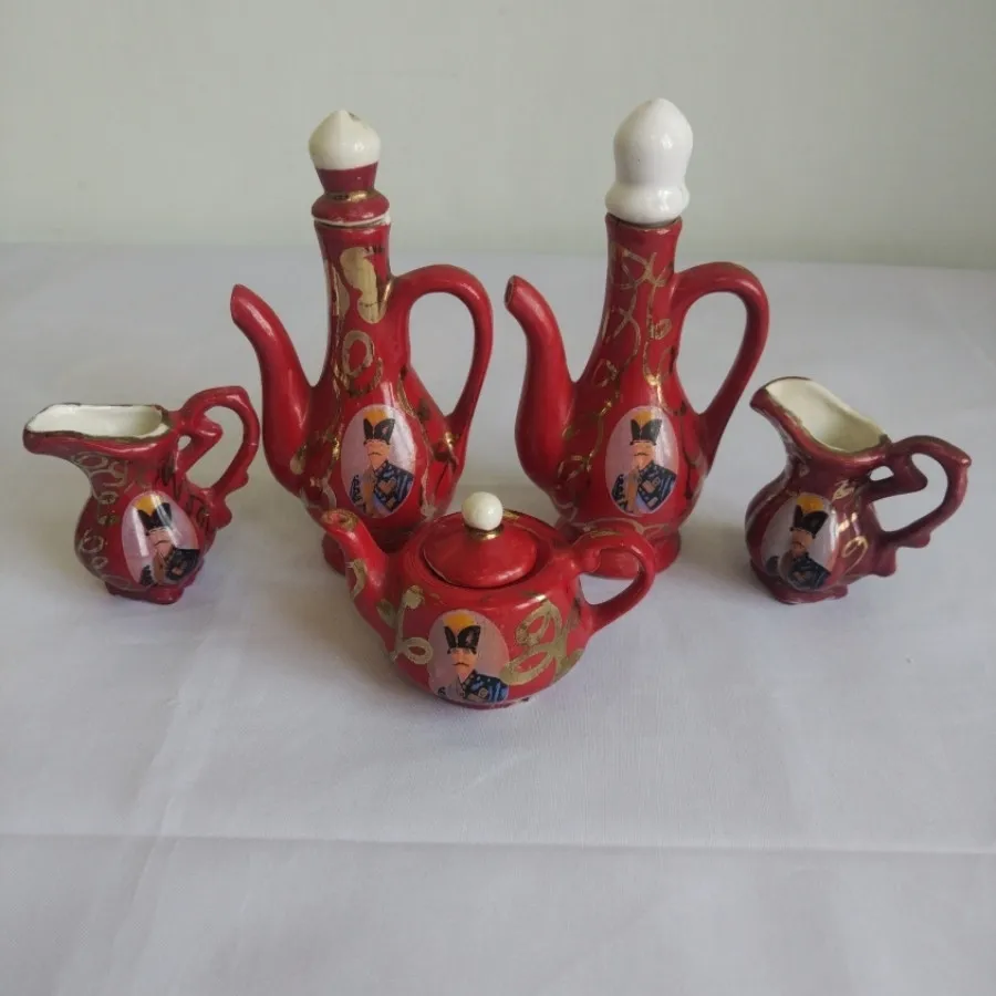 ست قوری گلابدان مینیاتوری