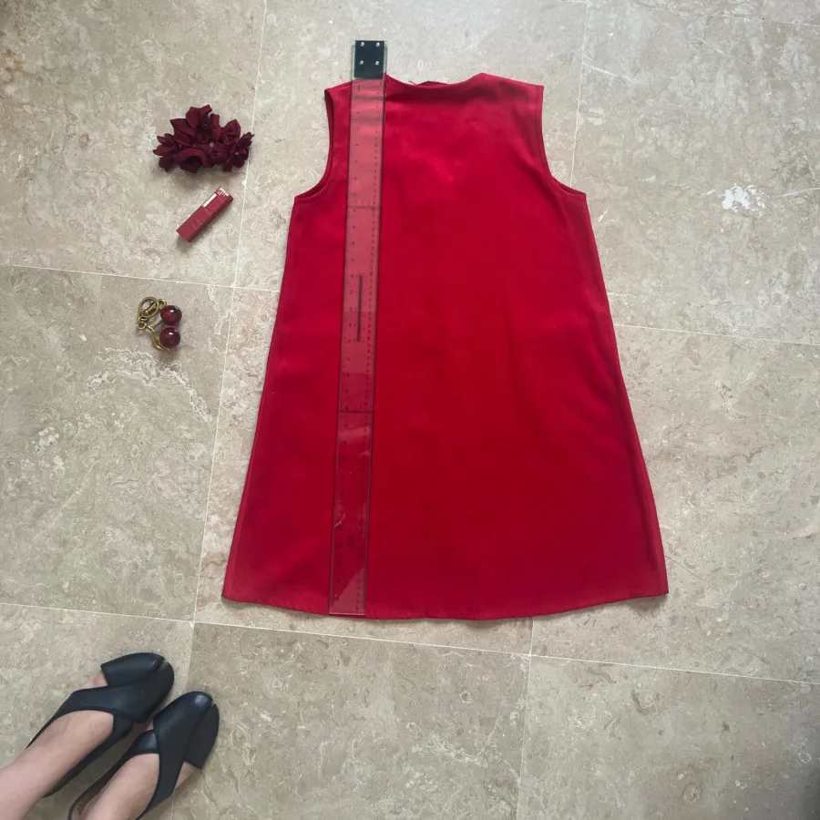 سارافن قرمز مخمل نازک