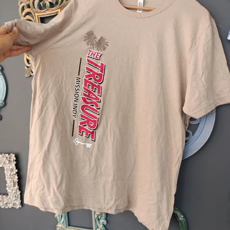 تیشرت نخی کرمی اروپایی