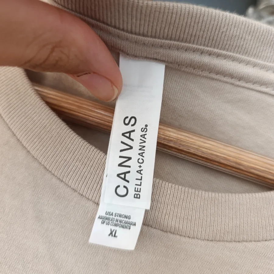 تیشرت نخی کرمی اروپایی