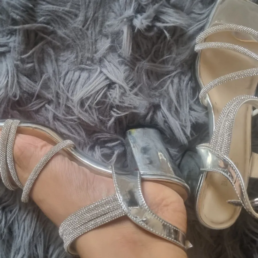 کفش مجلسی نقره ای