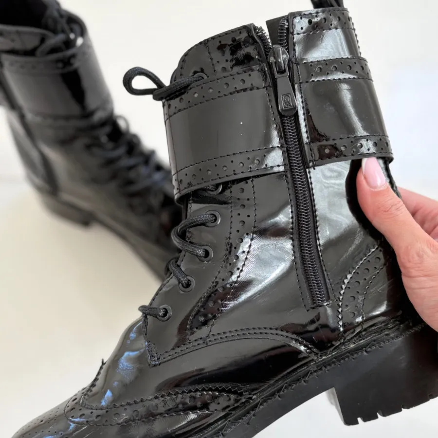 نیم بوت ورنی