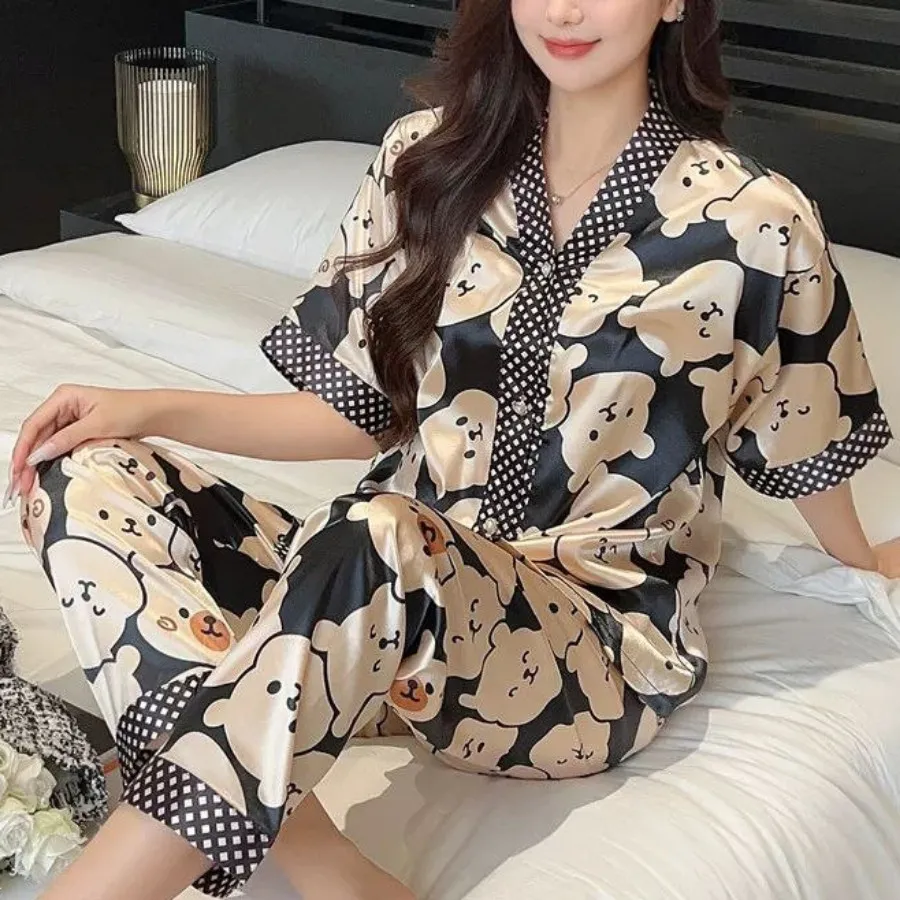 ست دوتیکه جنس ساتن