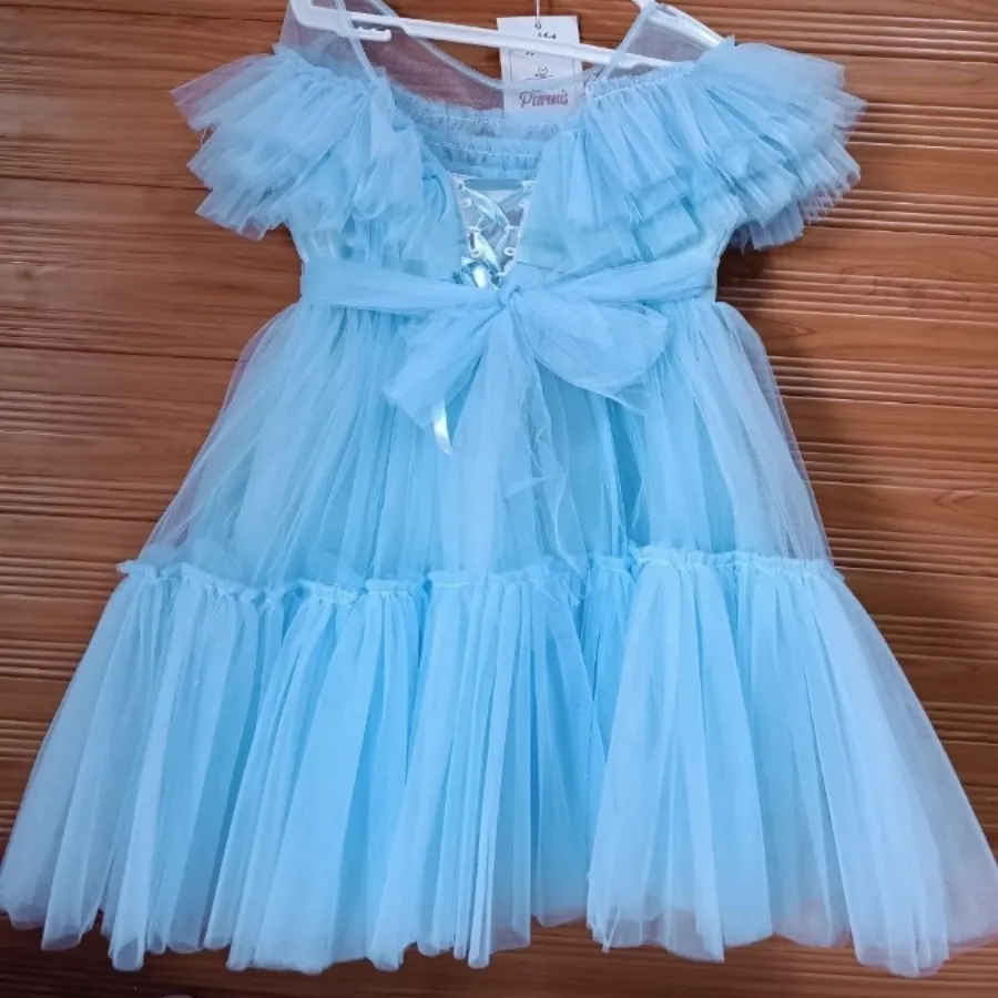 پیراهن توری دخترانه