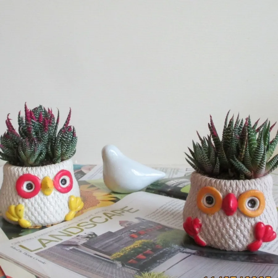 گلدان بتنی فانتزی