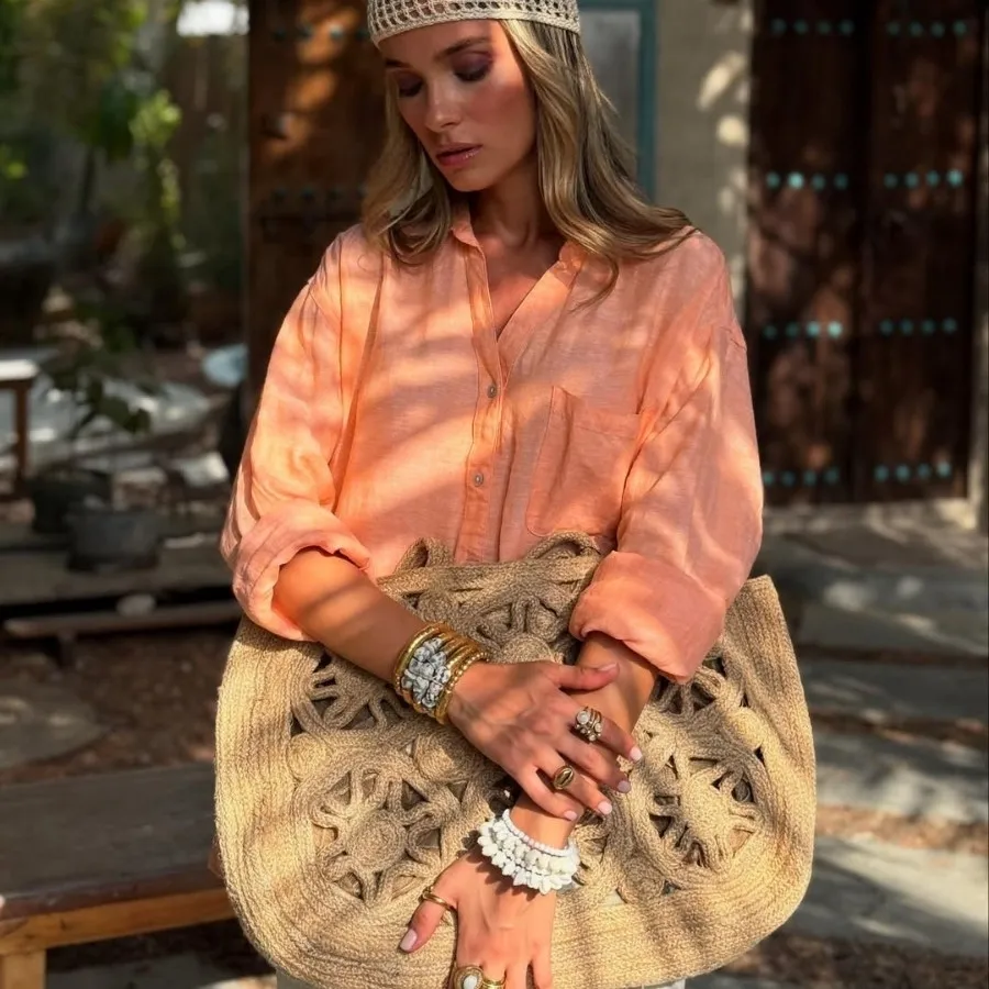 شلوار و شومیز نخی اروپایی