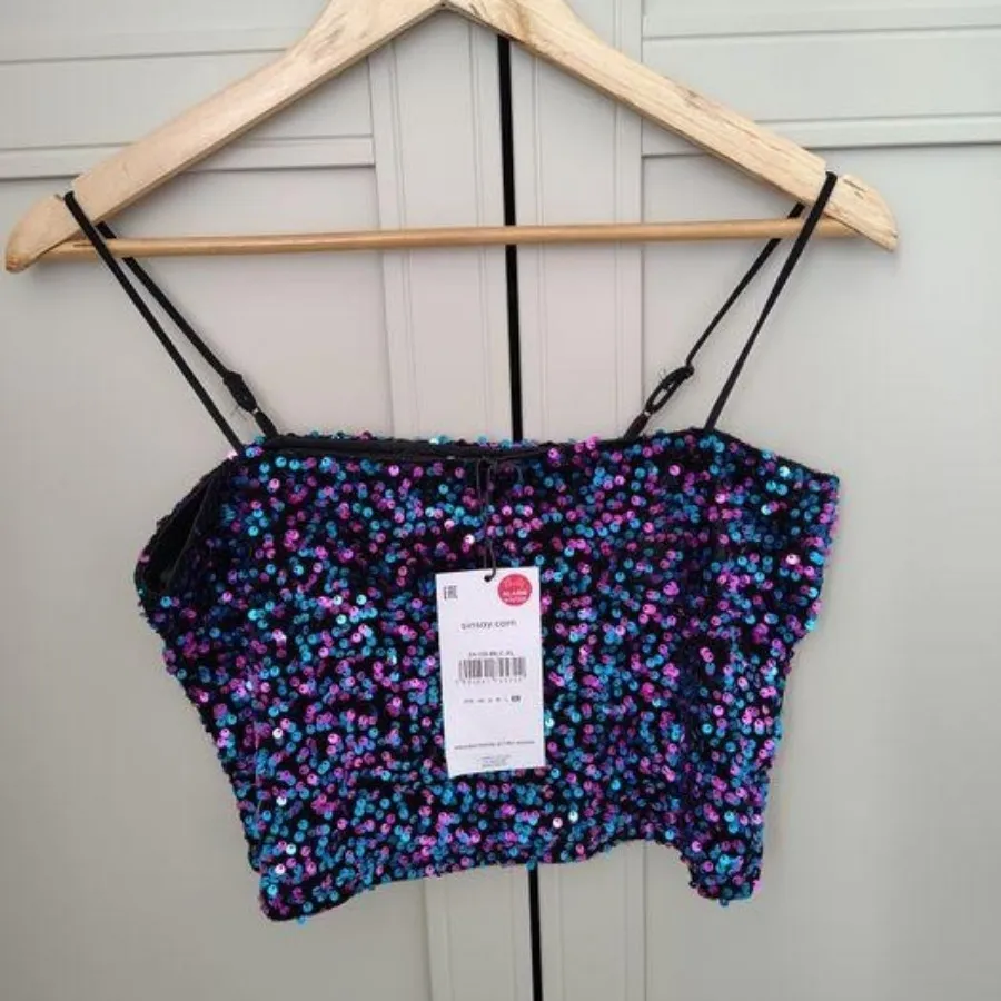 کراپ تاپ پولکی برند