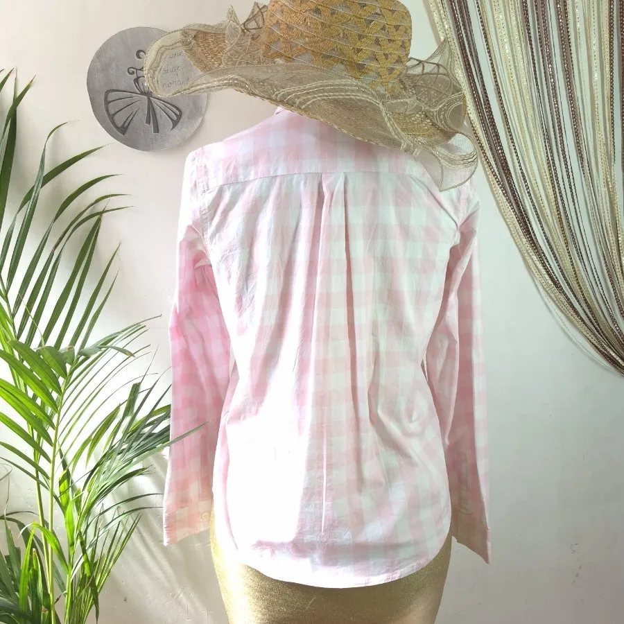 شومیز مانتویی صورتی رنگ