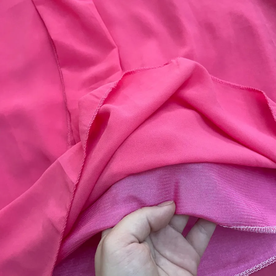 تاپ حریر پولکی صورتی