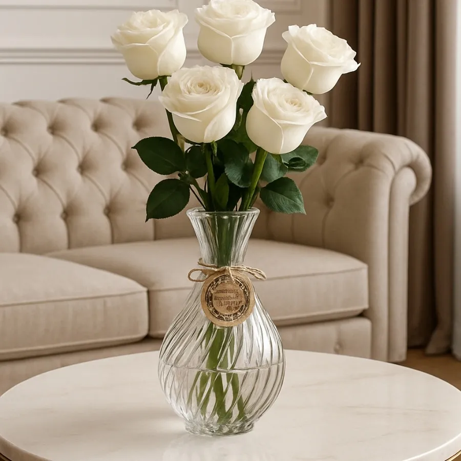 ✨ گلدان شیشه‌ای لوکس