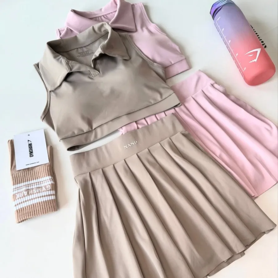 ست کراپ و دامن ورزشی