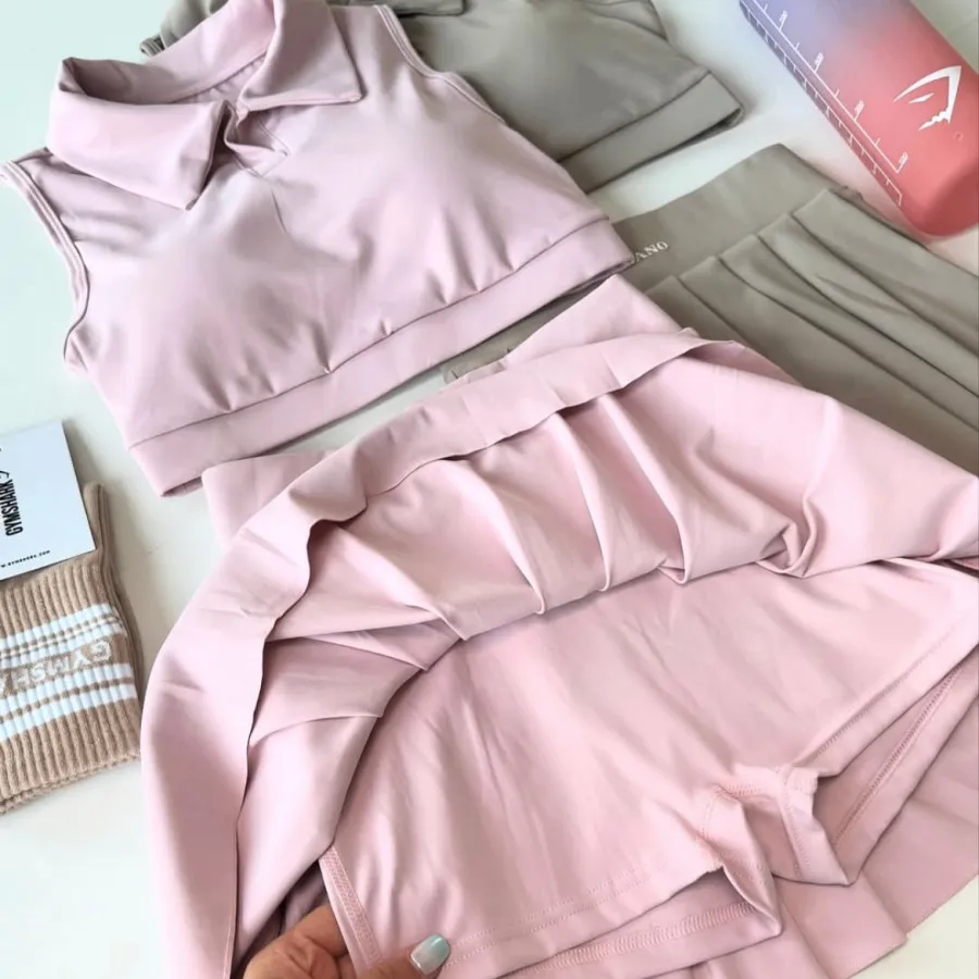 ست کراپ و دامن ورزشی