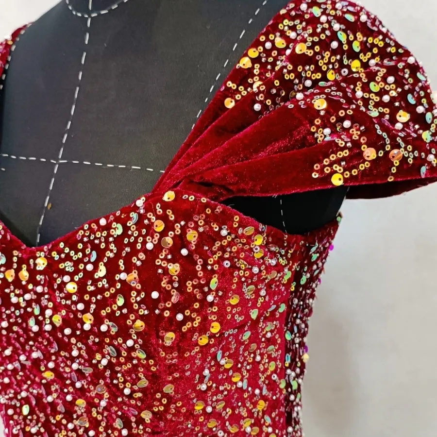 لباس مخمل برای مهمانی