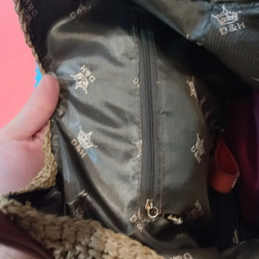 کیف کار دست با نخ مکرومه