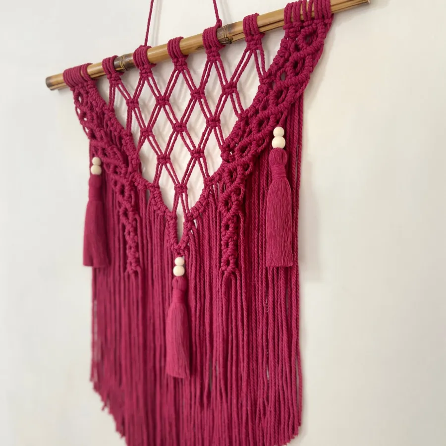 دیوارکوب مکرومه