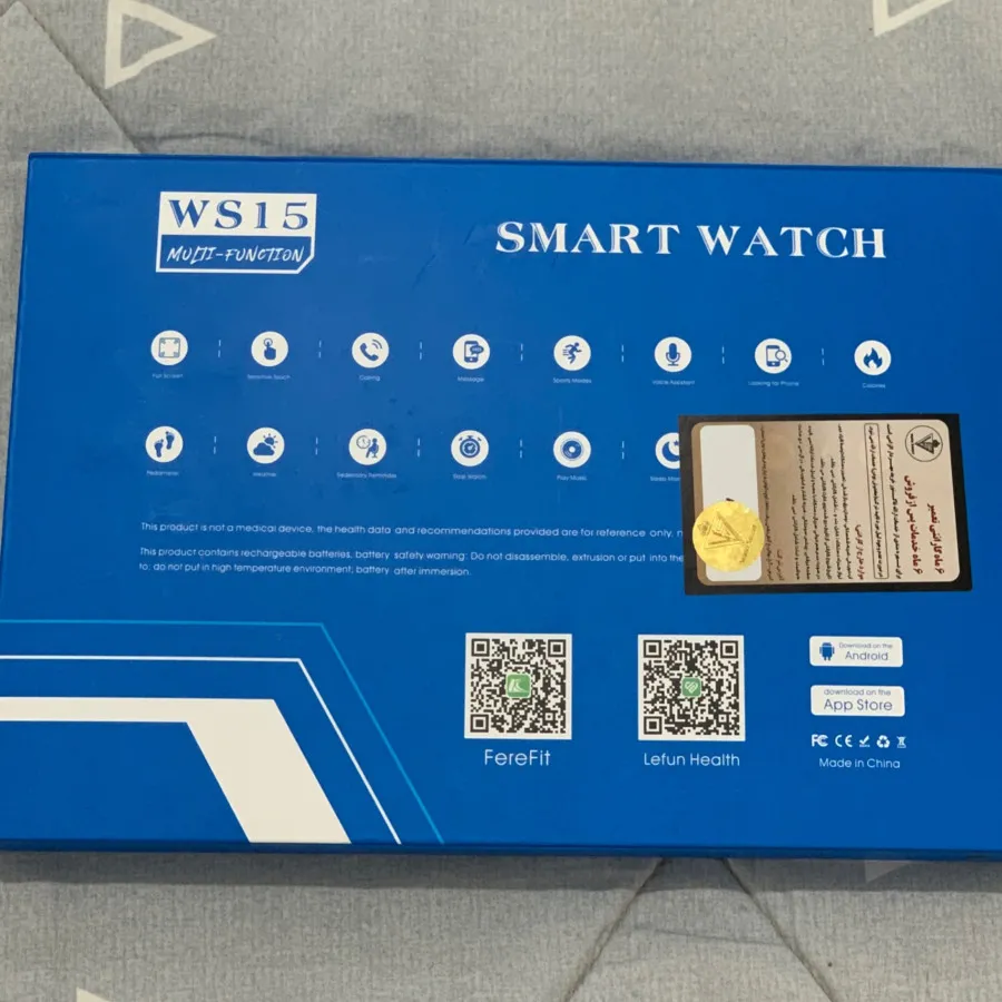 ساعت هوشمند ws15