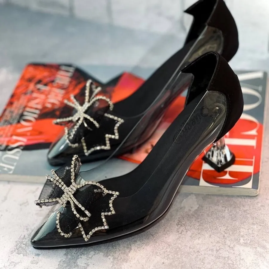 کفش طلقی زنانه پاشنه5