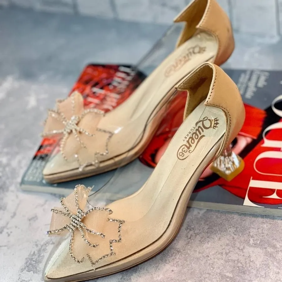 کفش طلقی زنانه پاشنه5