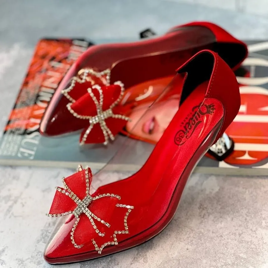 کفش طلقی زنانه پاشنه5