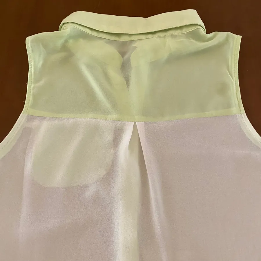 شومیز حریر سبز