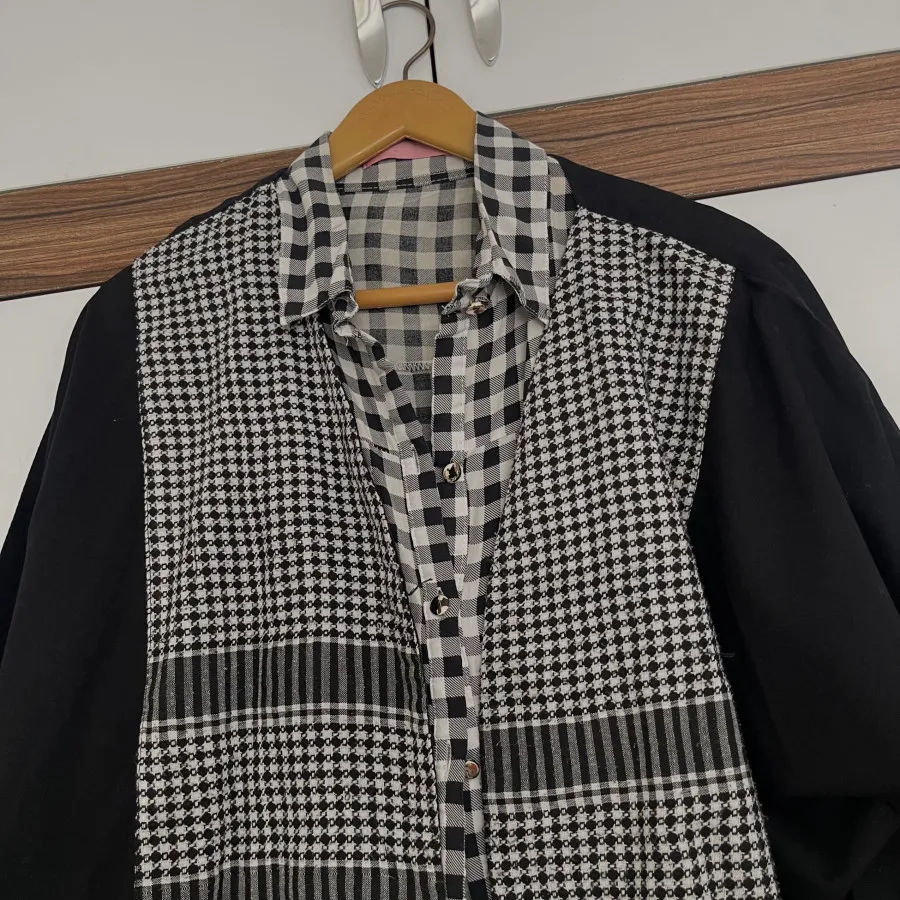 تاپ نخی چهارخونه