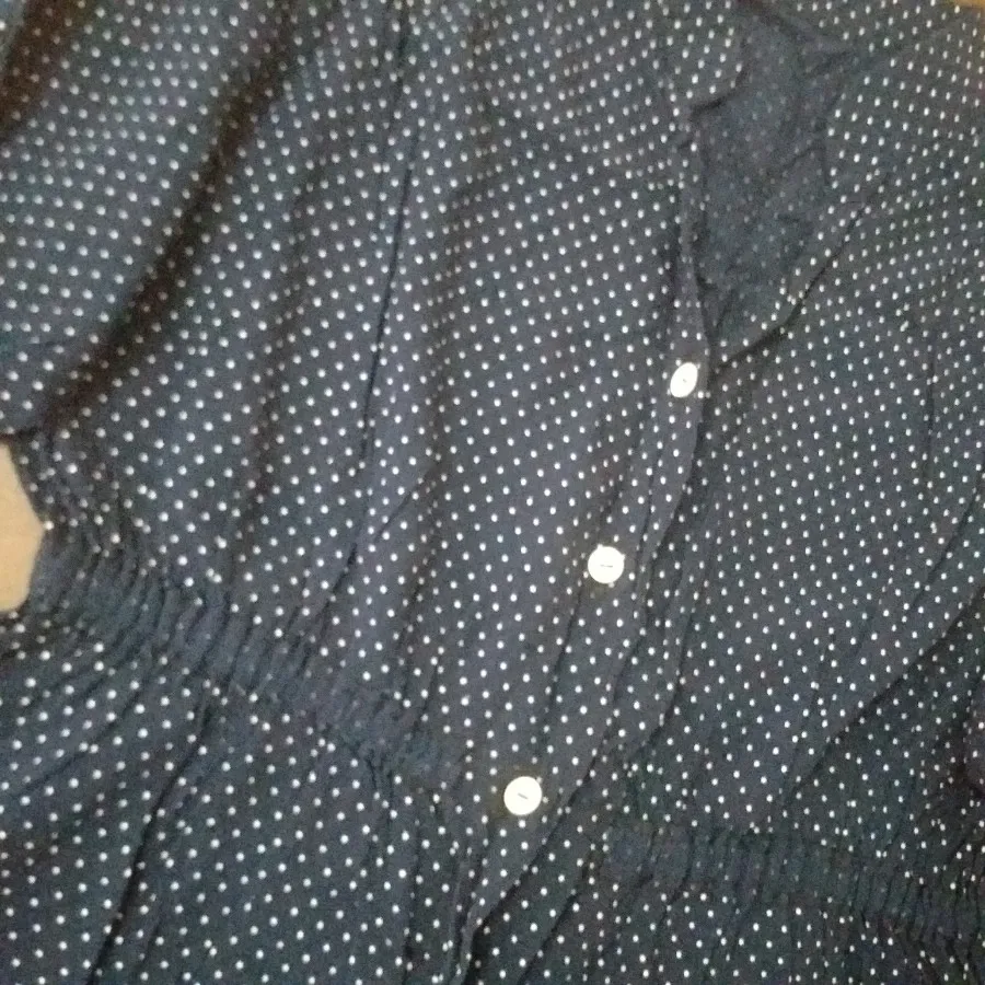 شومیز خالدار نخی