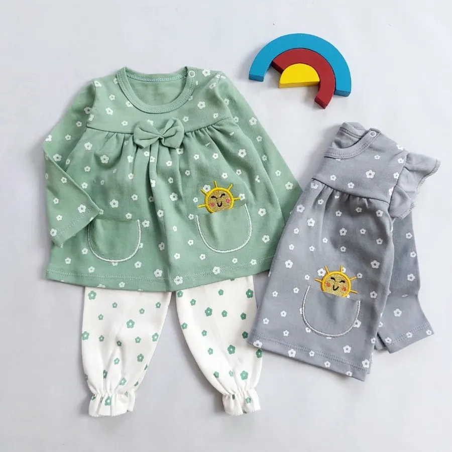 بلوز شلوار گلدار خورشید