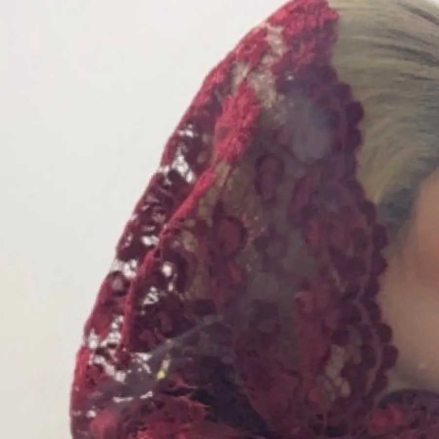 اسکارف دانتل مخمل مزونی