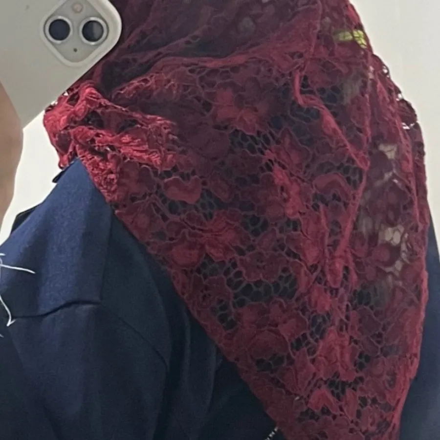 اسکارف دانتل مخمل مزونی