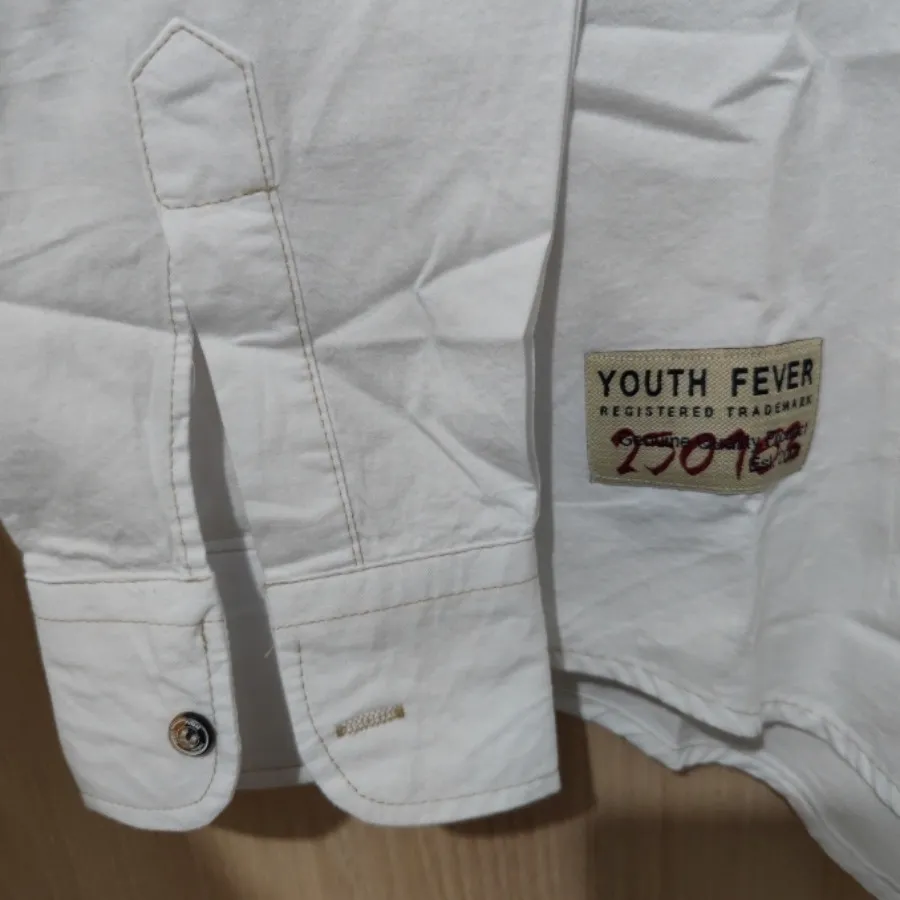 پیراهن پسرانه/مردانه سفید