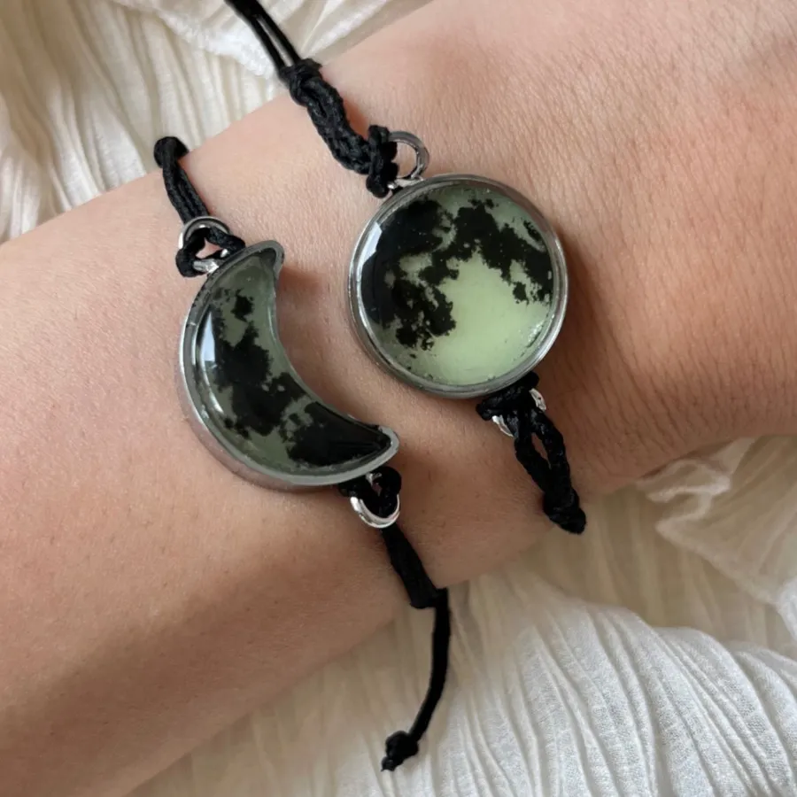 دستبند جفتی ماه