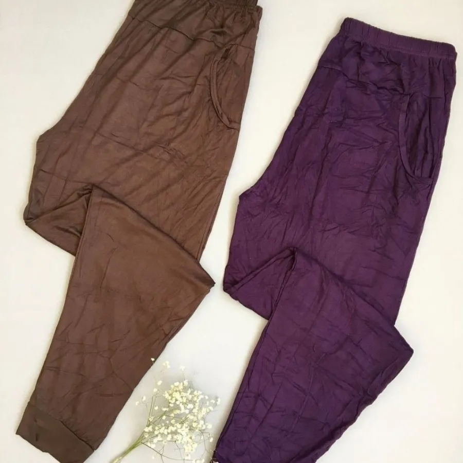 شلوار گیاهی ساده