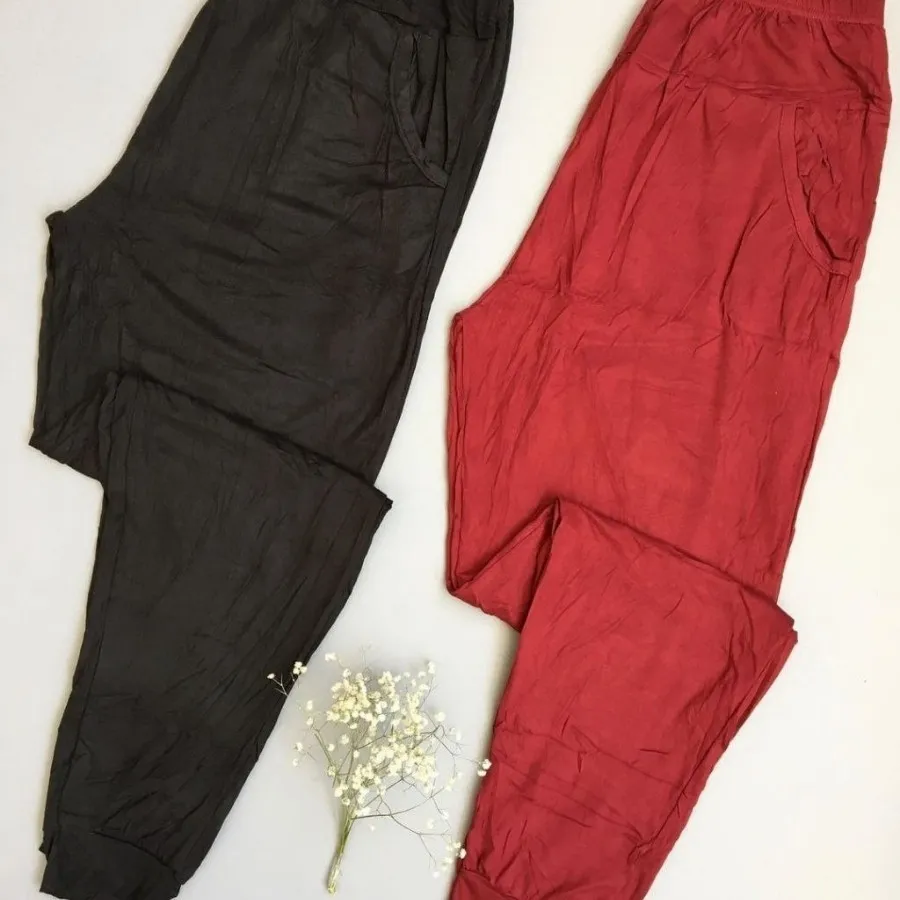 شلوار گیاهی ساده